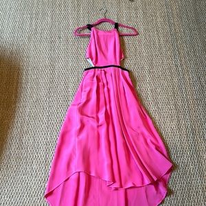 Hunter Bell worn once high low dress. Size 0 no tag inside